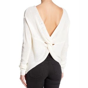 COTTON EMPORIUM Knot Back Sweater